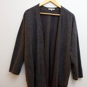 OAK + FORT grey cardigan